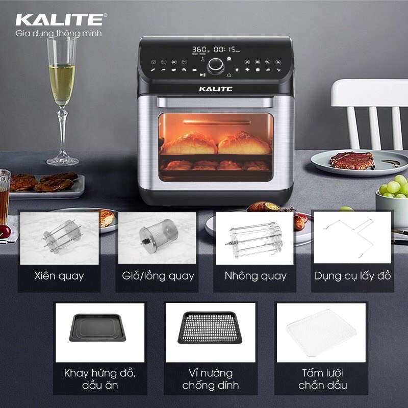 Nồi chiên không dầu Kalite KL-1200