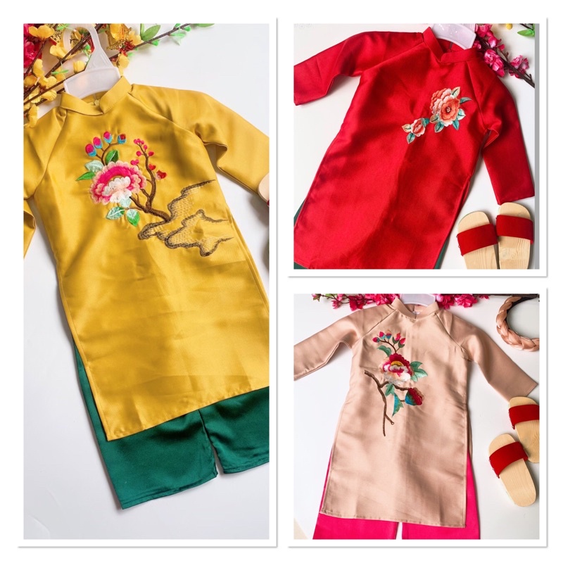 Áo dài taffta size đại