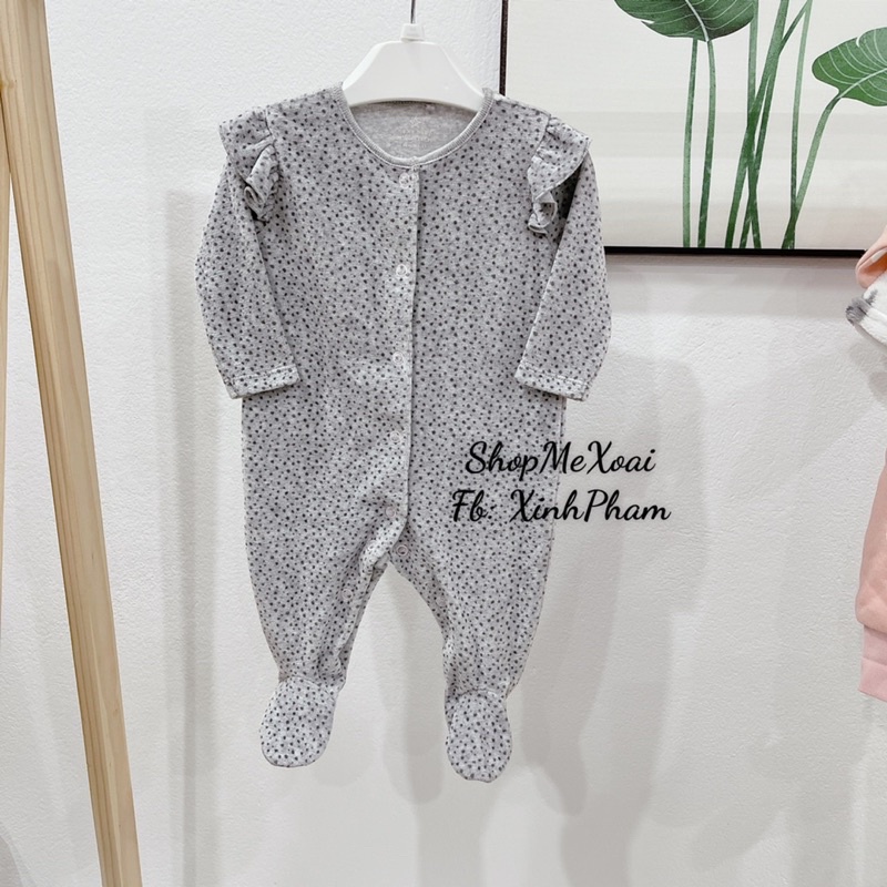 [chọn mẫu][size newborn] BỘ LIỀN THÂN Nỉ CHO BÉ SƠ SINH HÀNG XUẤT DƯ