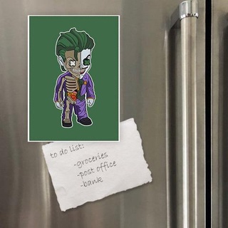 Nam châm hít dán tủ lạnh để trang trí in hình Halk Skeleton Joker