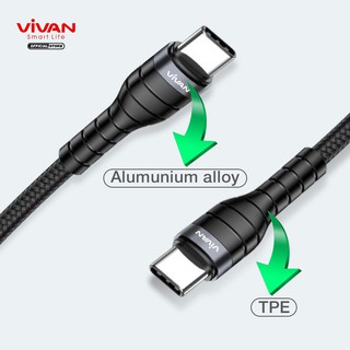CÁP SẠC TYPE-C TO TYPE-C VIVAN KPD120