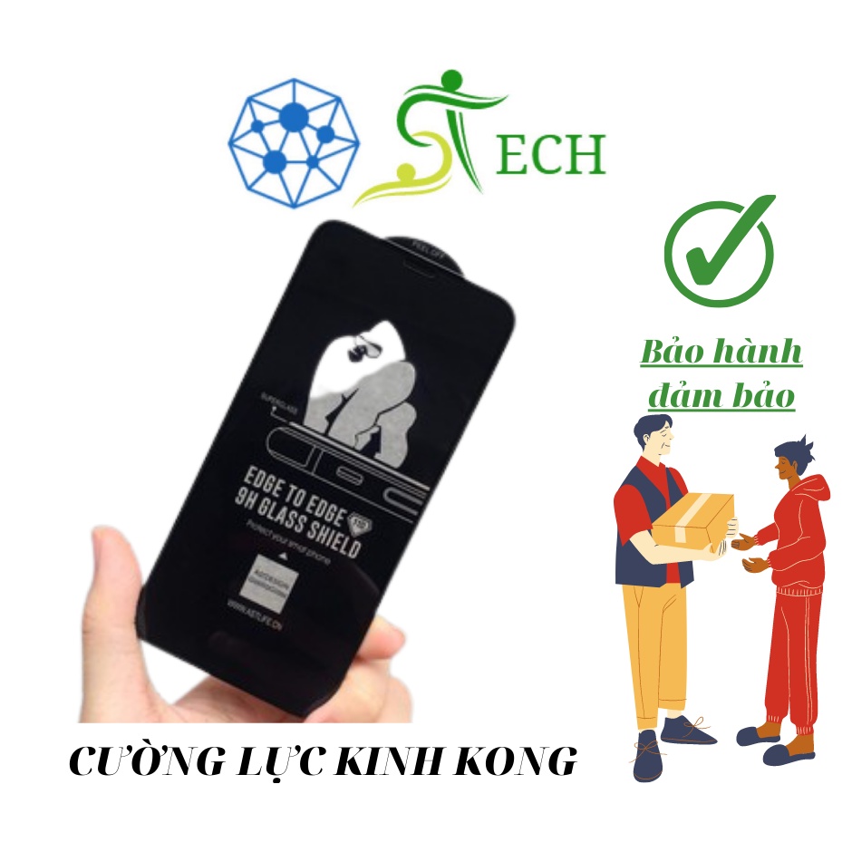 Kính cường lực Chính Hãng Full Màn KingKong  X/Xs/11Pro -  Xs Max/Pro Max