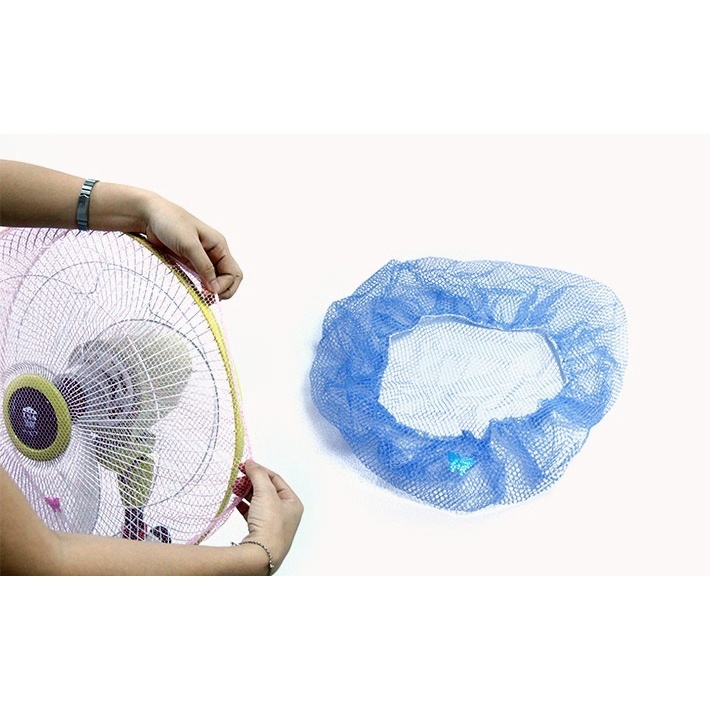 Lưới bọc máy quạt an toàn cho bé bảo vệ ngón tay trẻ em chống bám bụi, màn trùm bao bọc che lồng quạt máy đứng quạt cây