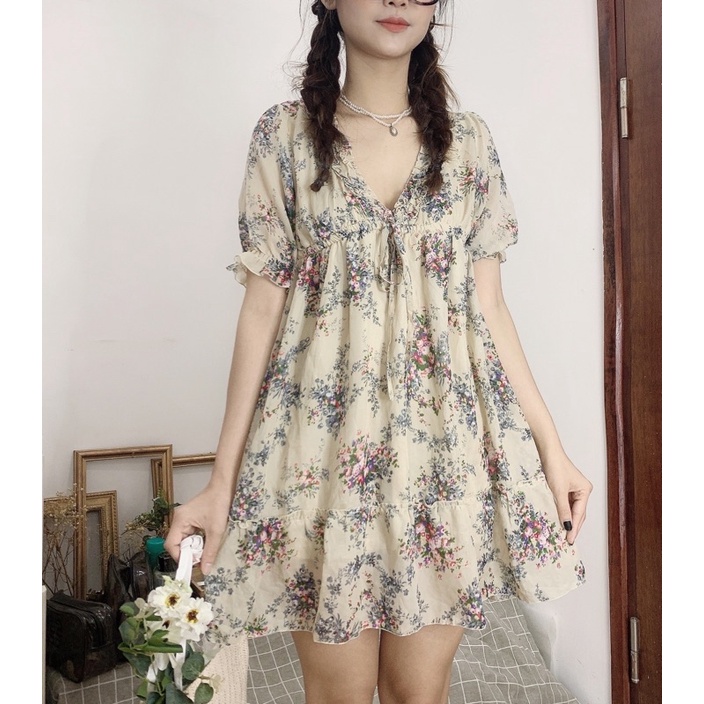 Đầm hoa nhí babydoll