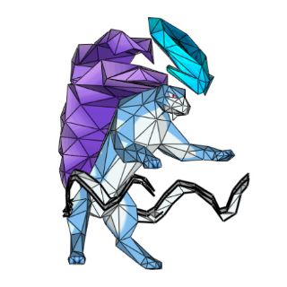 Mô hình giấy Pokemon: Suicune Ver.1