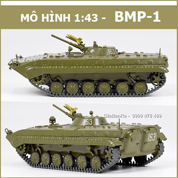 Mô Hình Hoàn Thiện  Xe Thiết Giáp Chở Quân BMP 1 - 15cm - Tỉ Lệ 1:43 - 4357