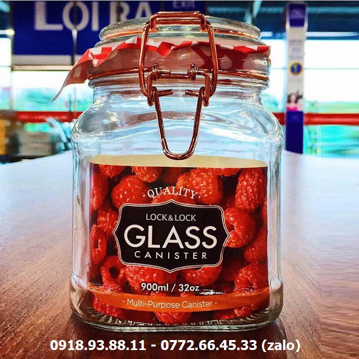 Hủ thủy tinh lock&lock - hũ thủy tinh lock&lock