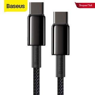 Dây cáp sạc nhanh baseus cho xiaomi redmi note 8 macbook ipad pro đầu usb c sang usb type c tốc độ nhanh 4.0 pd 100w