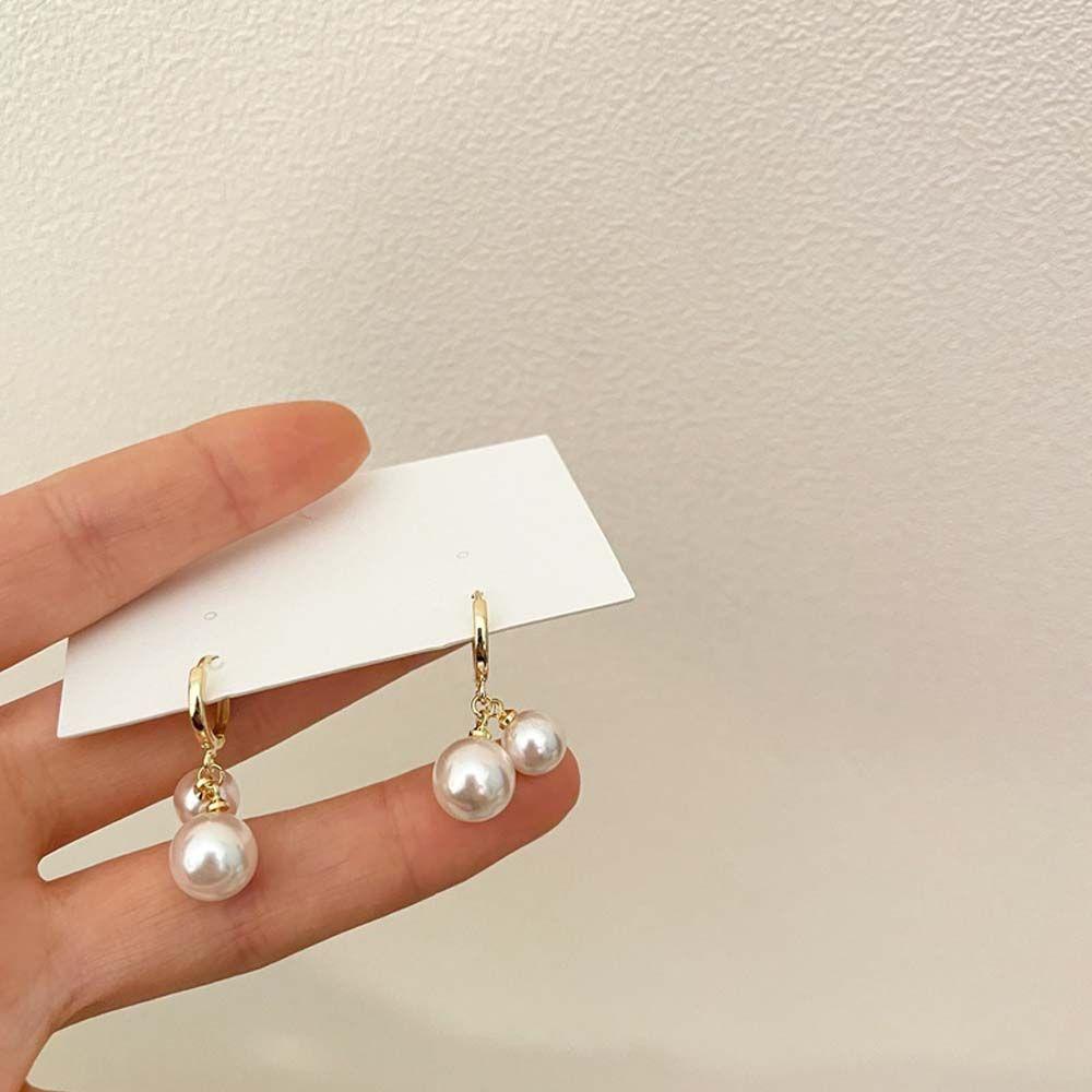 Bông Tai Dạng Vòng Đính Hạt Phong Cách Vintage Dành Cho Nữ