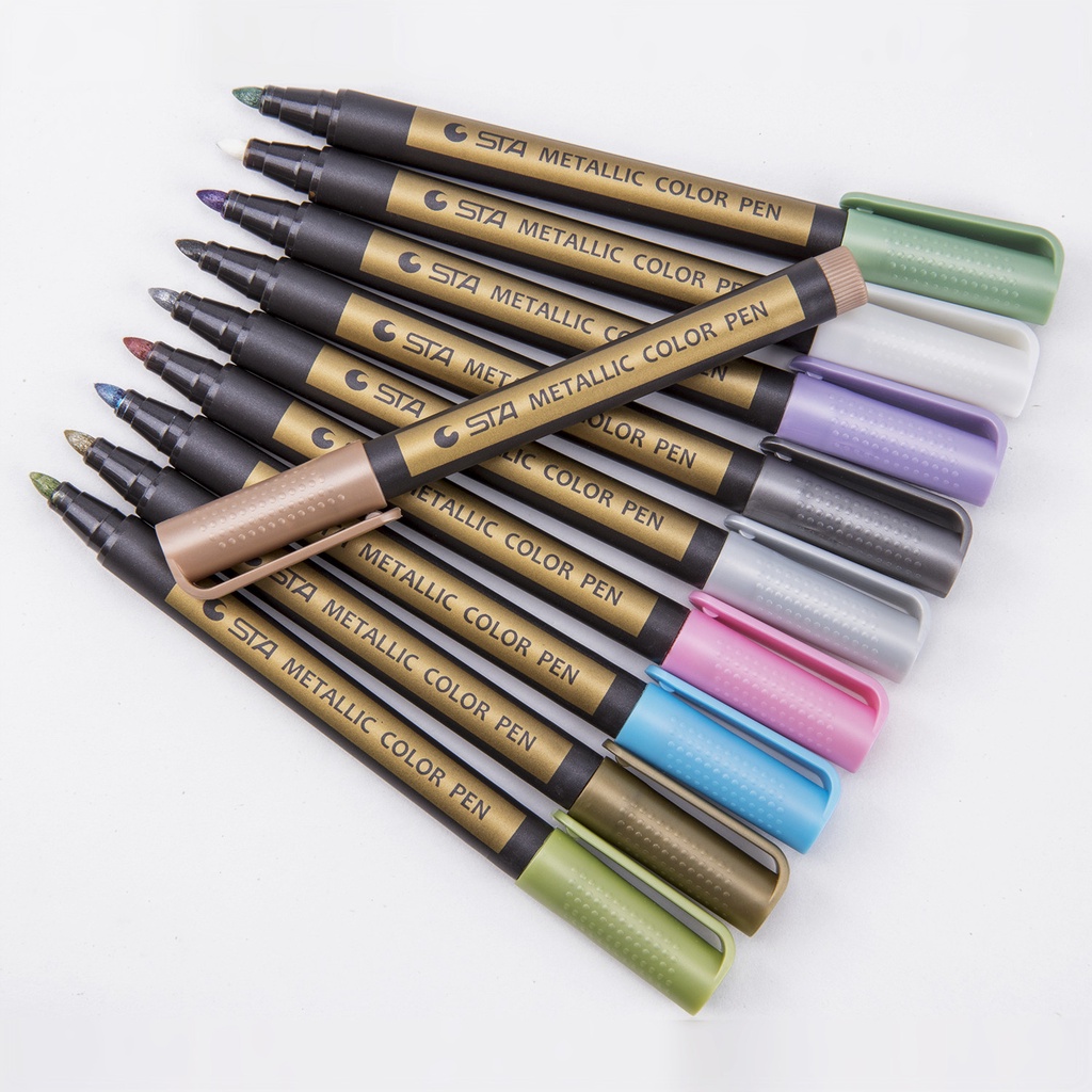 Set 10 Bút Đánh Dấu Nhiều Màu Sắc Tiện Dụng