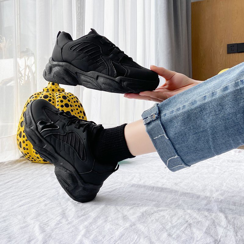 XẢ KHO (S99) Giầy thể thao nữ đế 5 phân trơn màu (Mã B1)