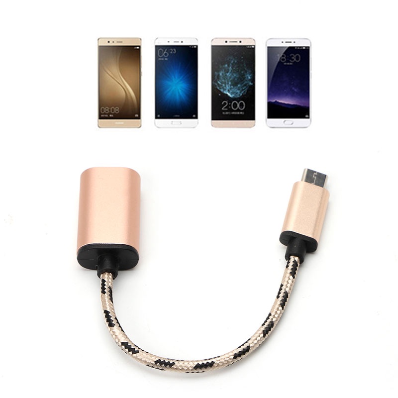 inter Metal Type C USB 3.1 Male To USB 3.0 Female Adapter OTG Data Cable Connector New