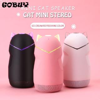 Loa Bluetooth 4.2 Hình Mèo Có Đèn Led