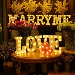 Đèn led hình trái tim red heart trang trí , tỏ tình lãng mạn