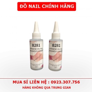 Nước rửa cọ b281 60ml chính hãng , dầu rửa cọ