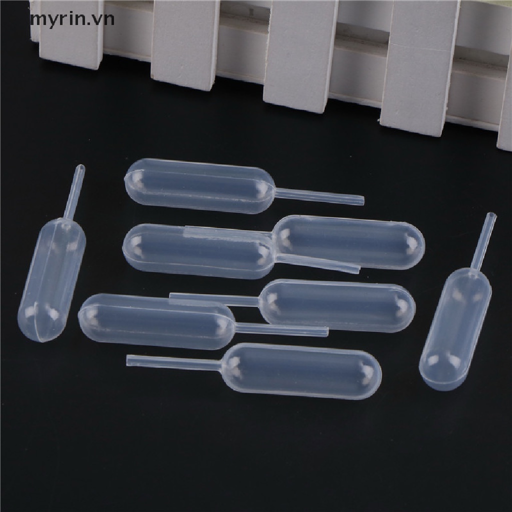 Set 100 Ống Nhựa Nhỏ Giọt 4ml Dùng Một Lần Để Làm Bánh Cupcake