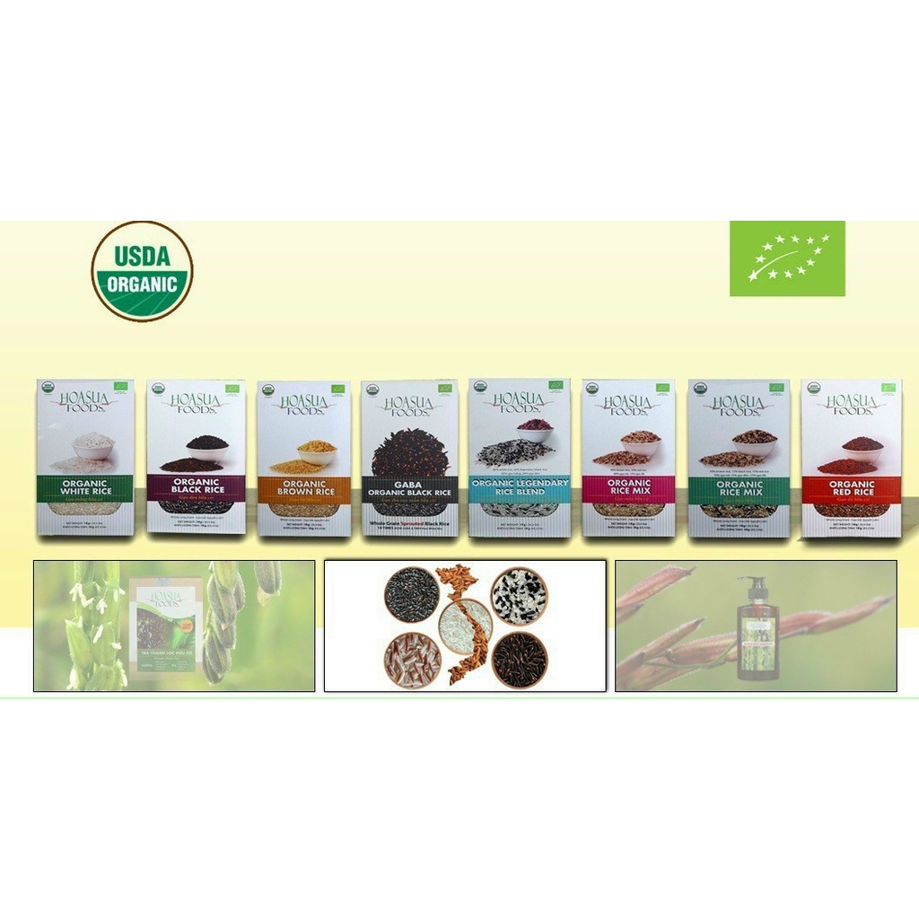 Gạo Hữu Cơ Hoa Sữa Các Loại 1kg