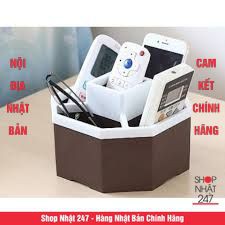 [Hỏa Tốc HN] Hộp đựng điều khiển và điện thoại Nâu Nội địa Nhật Bản