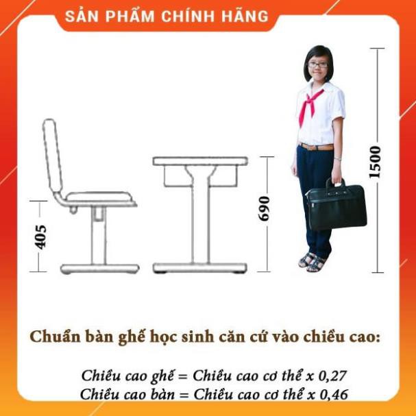 [Hỏa tốc 1H] Bàn ghế học sinh Xuân Hòa cao cấp (Hàng chính hãng - Bảo hành 12 tháng)