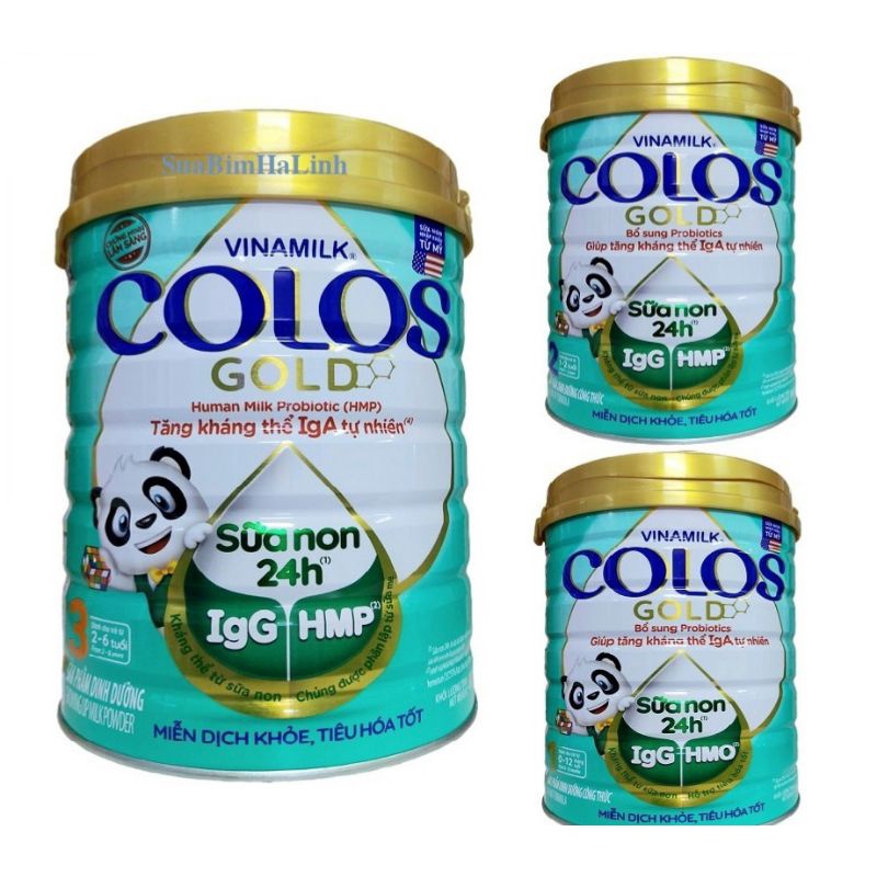 SỮA BỘT COLOS GOLD 1,2,3 800G