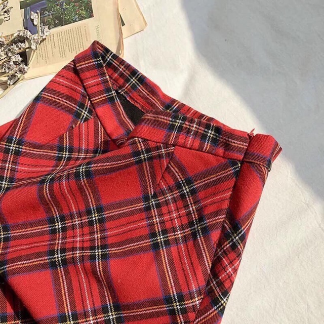 ✨ SET ÁO PULL BLESS + CHÂN VÁY MIDI CARO ✨