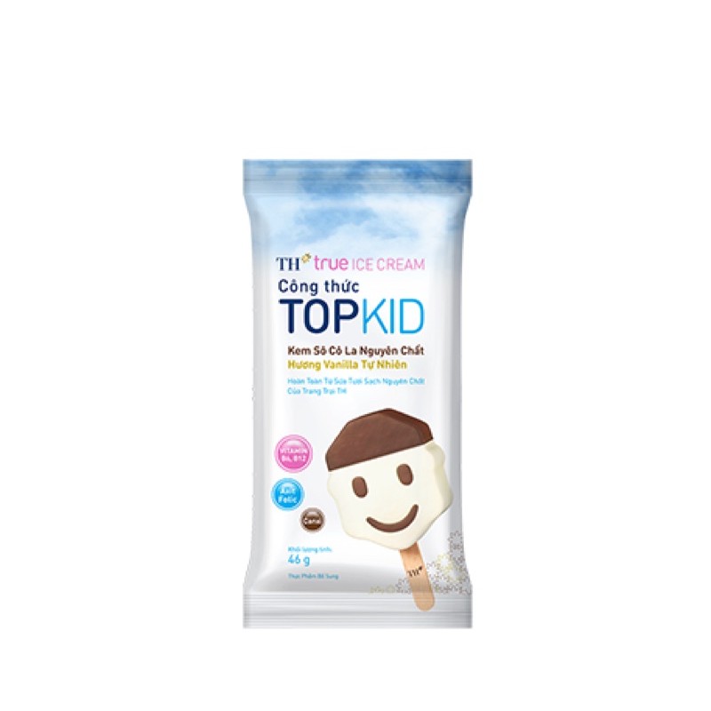 thùng kem que TH TOP KID socola - vanilla loại 46g x20