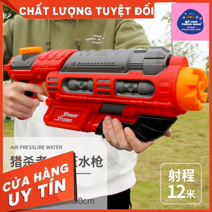Đồ chơi súng nước kéo tay trẻ em áp lực cao