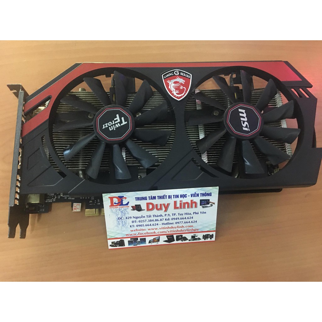 Vga GTX 750ti 2G MSI Gaming 2 fan đẹp