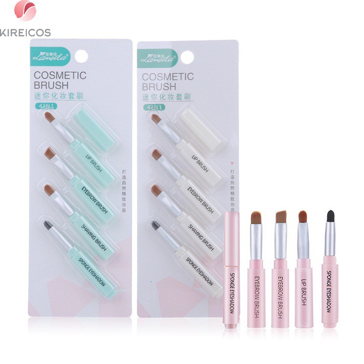 Bộ 4 cọ trang điểm tiện lợi lameila L0952