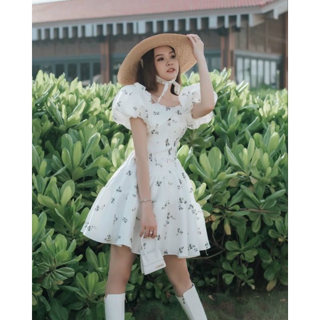 BIGSIZE ĐẦM CÁCH ĐIỆU TAY BỒNG XOÈ SIÊU XINH