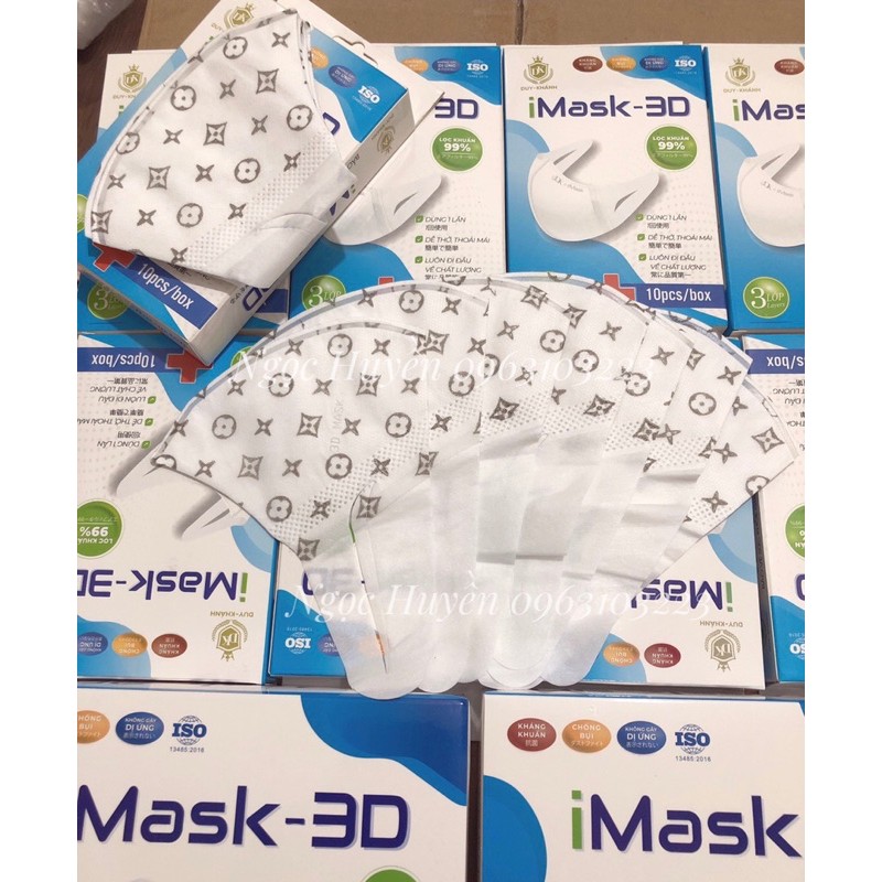 Khẩu Trang 3D MASK Duy Khánh Hoạ Tiết Chính Hãng