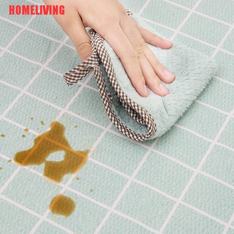 Khăn Trải Bàn Vải Lanh Kẻ Caro Trắng Đen Sang Trọng