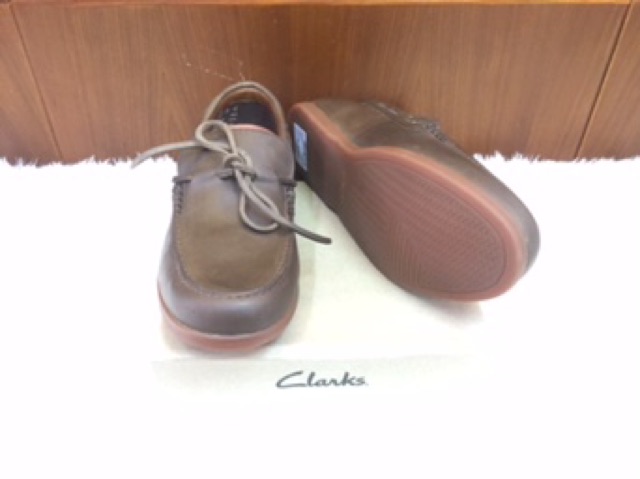 Giày lười da sáp đế kếp Clarks hàng VNXK