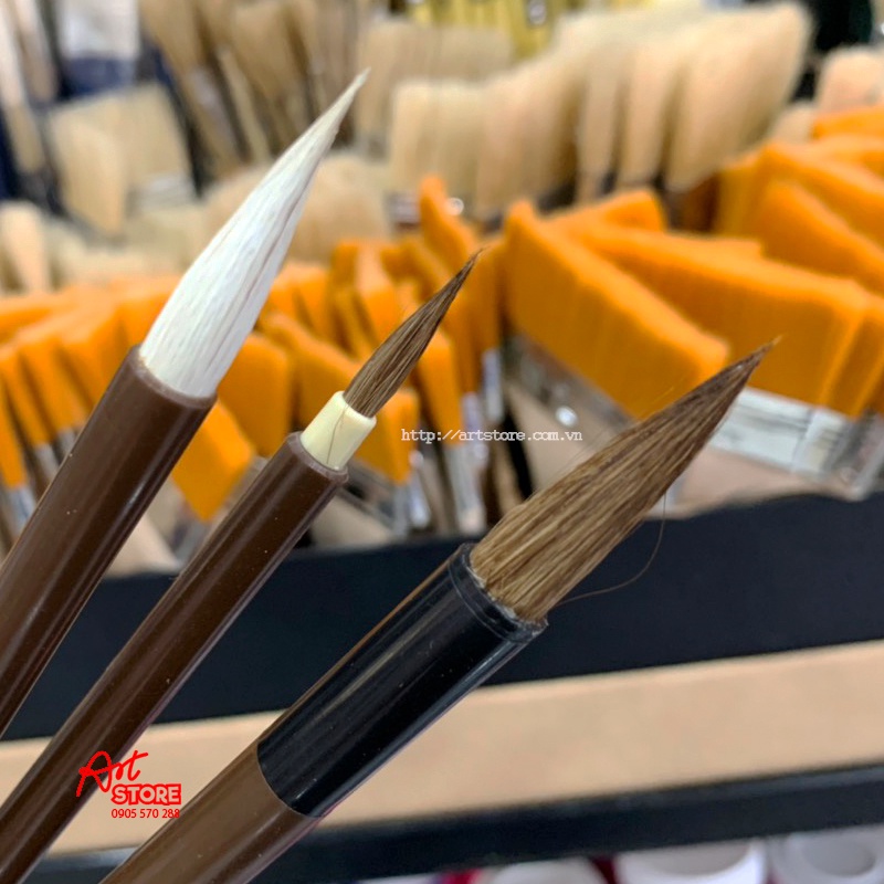 BỘ CỌ VIẾT THƯ PHÁP MARIE'S (LÔNG SÓI)