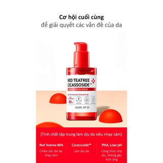 Tinh Chất Giảm Mụn Phục Hồi Da Some By Mi Red Tea Tree Cicassoside Final Solution Serum 50ml
