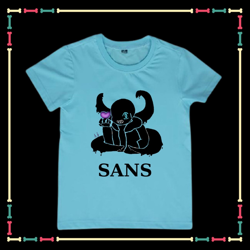 Áo Nightmare Sans siêu kute cho trẻ em Tặng 1 nón khi mua 2 áo Sans Undertale