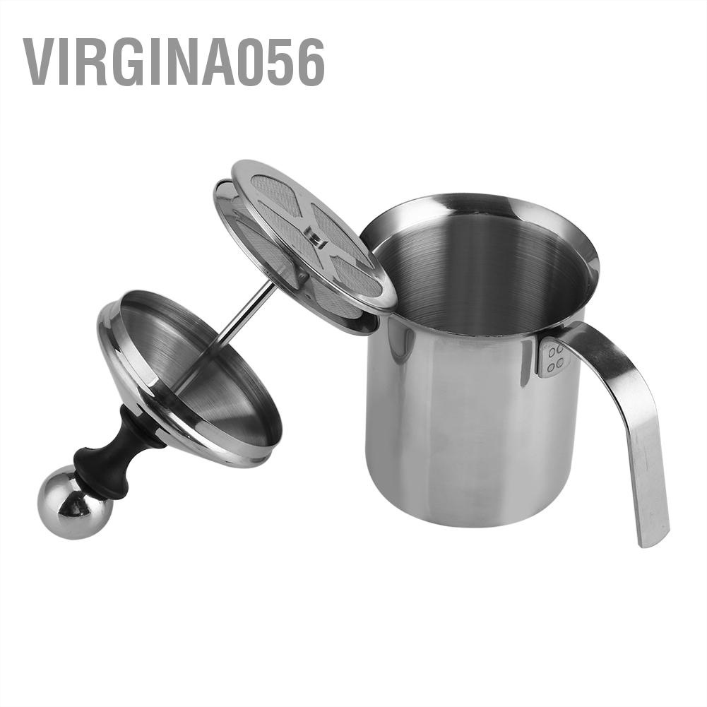 Có thể bán buôn Máy đánh bọt sữa/ trứng/ pha cà phê thủ công bằng thép không gỉ 400ml/ 800ml Hàng giao ngay