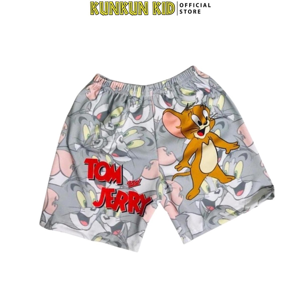 Quần áo bé trai thun lạnh in hình chuột mickey KUNKUN KID BL208