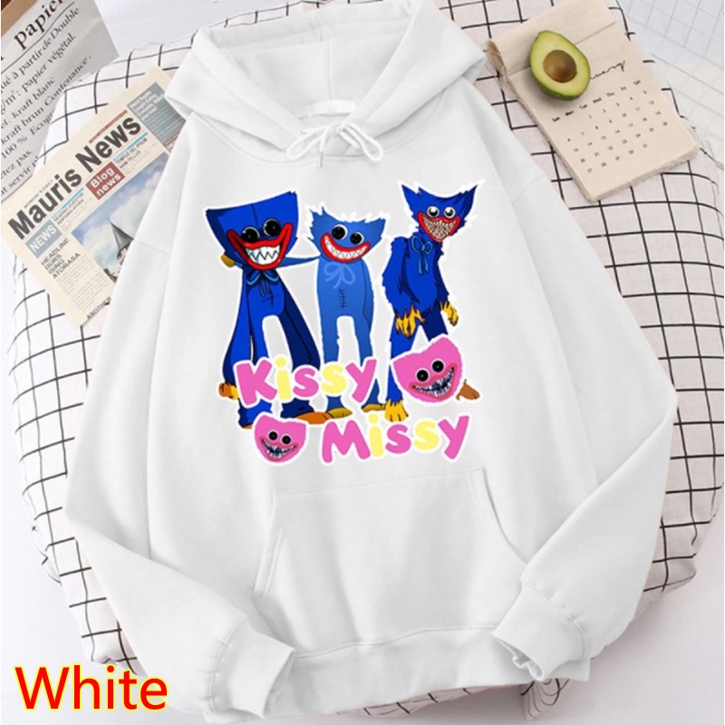 Áo Hoodie game Poppy Playtime Huggy Wuggy độc đẹp cực chất 2 màu đen trắng cực HOT bán chạy