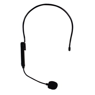 3.5mm Wired Headset Microphone Headworn Mic for Voice Amplifier Loudspeaker