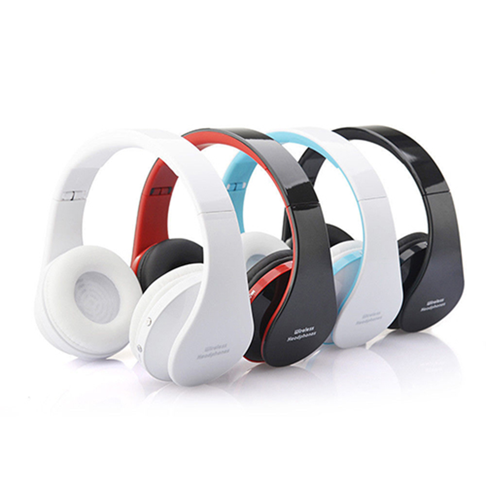 Tai Nghe Bluetooth Không Dây Âm Thanh Stereo Có Thể Gập Lại Kèm Mic Cho Iphone Samsung Pc