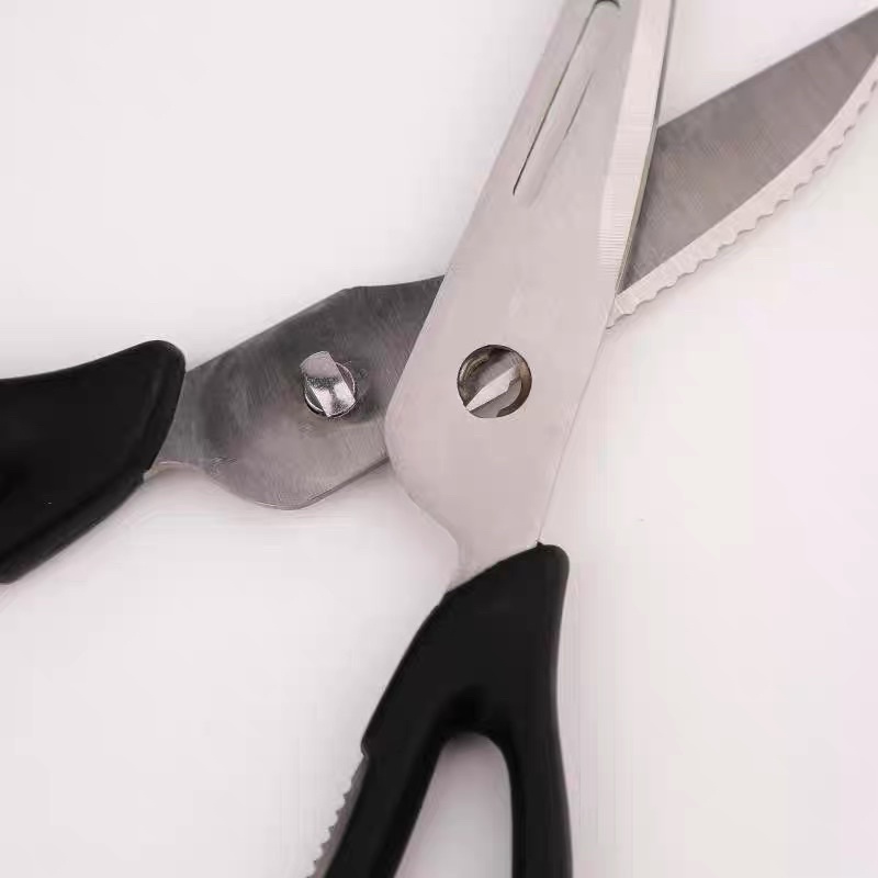 Kéo Răng Cưa Đa Năng Cắt Xương Gà, Cá, Thịt - Dụng Cụ Làm Bếp Thực Phẩm Trái Cây- Màu Đen Tupperware