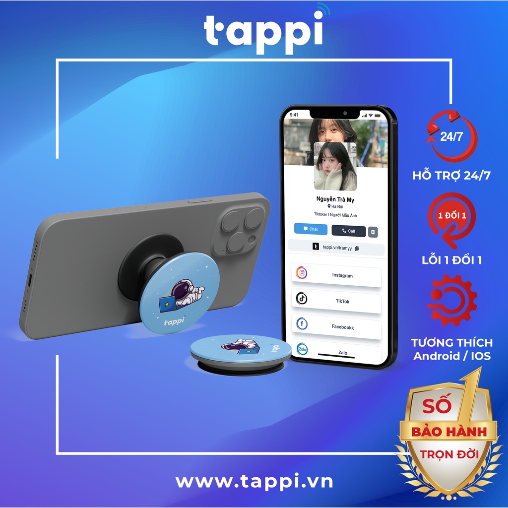 Giá đỡ thông Minh Tappi - Giá đỡ điện thoại thông minh