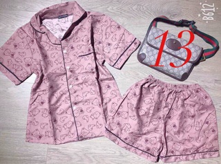 Bộ pijama ngắn so cute (ảnh thật)