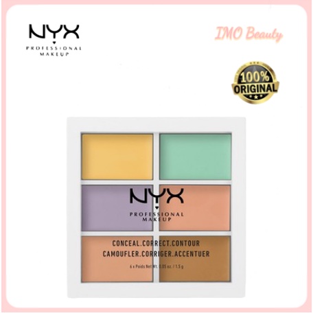 NYX Professional Makeup Color Correcting Concealer Palette Trang điểm mặt Bảng che khuyết điểm