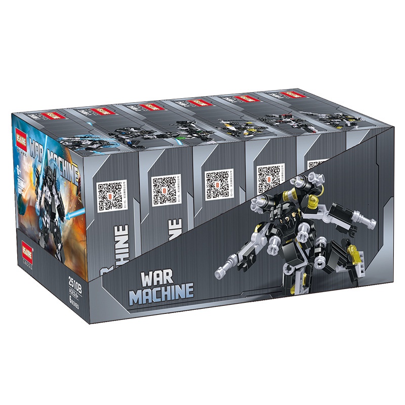 Đồ chơi Lắp ráp Cảnh sát đặc nhiệm, Hsanhe 2510B Police S.W.A.T, Xếp hình thông minh, Mô hình người