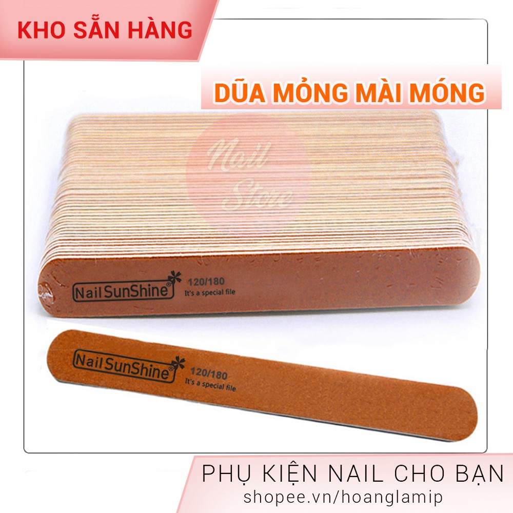 Dũa móng tay dũa mỏng Nail Sunshine