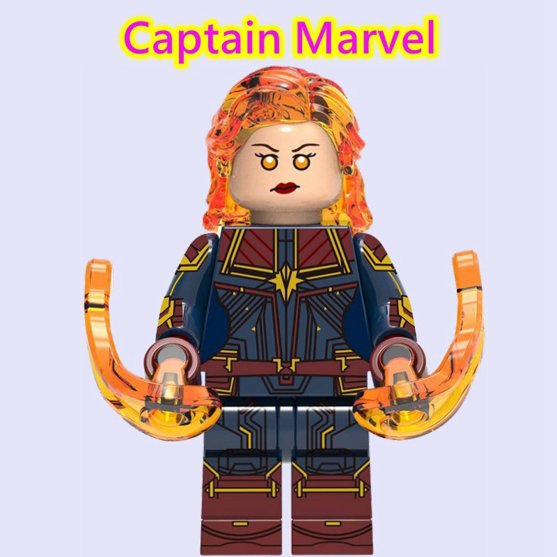 Mô Hình Lắp Ráp Nhân Vật Iron Man Captain Marvel Dành Cho Trẻ Em