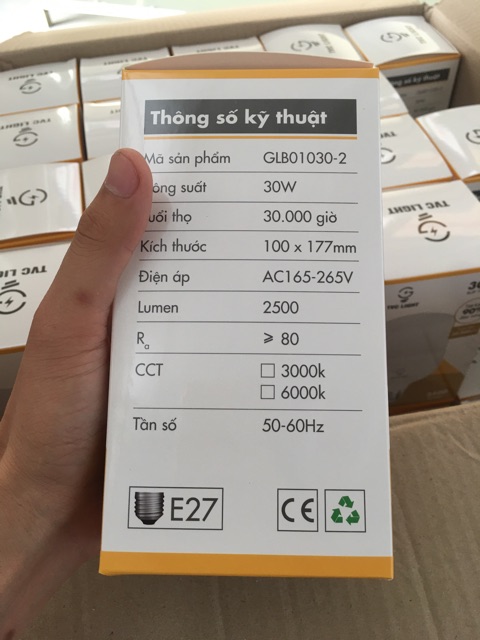 ✅(CHÍNH HÃNG)Bóng đèn Bulb Led 30W giá sỉ​, giá bán buôn