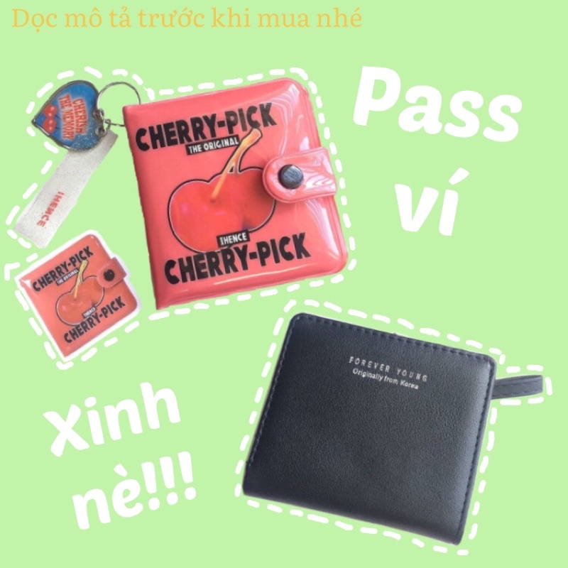 [ẢNH THẬT] Pass ví siêu xinh (Đọc kĩ mô tả nhé) mua combo 2c chỉ 90k nhé